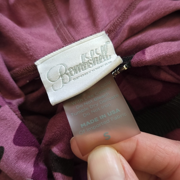 Bombshell Sportswear Pink and Black Camo Jogger Set - Picture 8 of 9